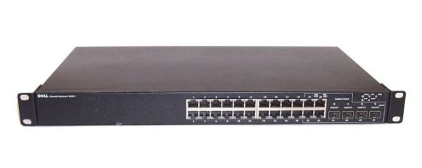 PC5424 Dell PowerConnect 5400 Series 5424 24 x Ports 10/100/1000Base-T + 4 x SFP Ports Layer 2 Managed 1U Rack-Mountable Gigabit Ethernet Network Switch