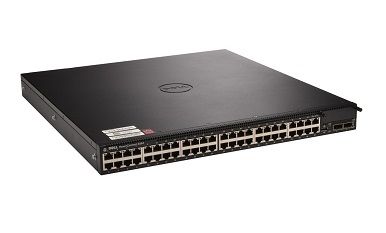 PC8164F Dell PowerConnect 8164F 48 x Ports 10GBase-T SFP+ + 2 x Ports 40GBase-X QSFP+ Rack-Mountable Layer 3 Managed Network Switch
