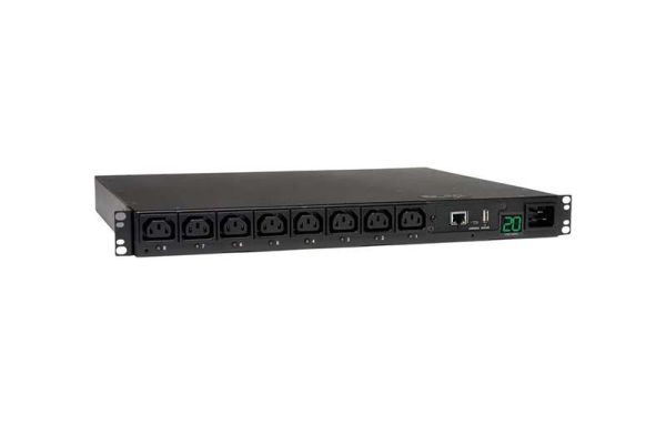 PDUMH20HVNET Tripp Lite power distribution unit (PDU) 8 AC outlet(s) 1U Black
