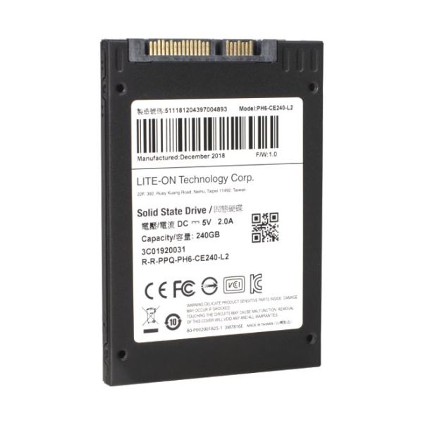 PH6-CE240 Lite On MU 3 Series 240GB 2.5 inch SATA3 Solid State Drive