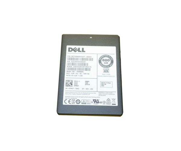 PRK2T Dell 800GB Multi-Level Cell SATA 6Gb/s Hot-Swappable Write Intensive 2.5-Inch Solid State Drive