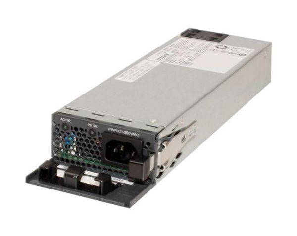 PWR-C1-350WAC-P/2 Cisco 350-Watts 80-Plus Platinum Hot-Pluggable Redundant AC Power Supply for Catalyst 9300