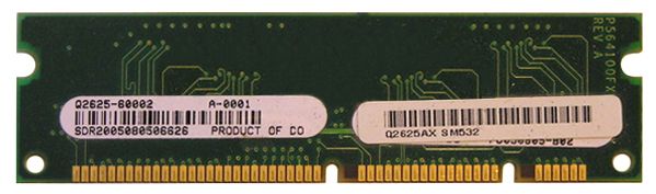 Q2625-60002 HP 64MB PC2100 DDR 266MHz non-ECC 100-Pin SDRAM DIMM Memory Module for HP LaserJet 2400/4250/4350/5200/9050 Series Printers