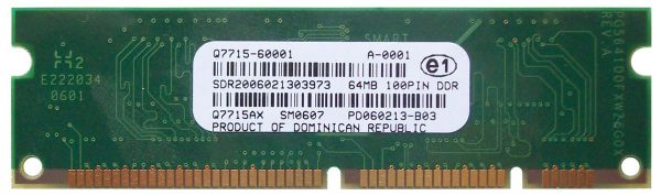 Q7715-60001 HP 64MB DDR-266MHz PC2100 non-ECC Unbuffered CL2.5 200-Pin SoDimm 2.5V Memory Module