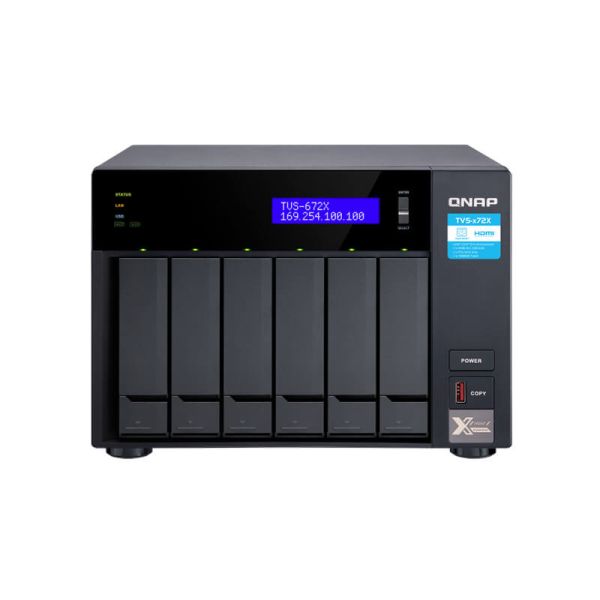 TVS-672X-i3-8G QNAP 6-Bay NAS Enclosure