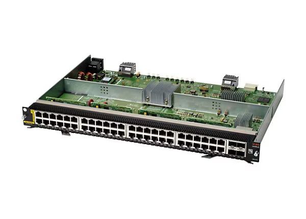 R0X41C HPE Aruba Networking CX 6400 Series 48-Port x PoE Class 6 5G and 4-Port x SFP56 v2 Module
