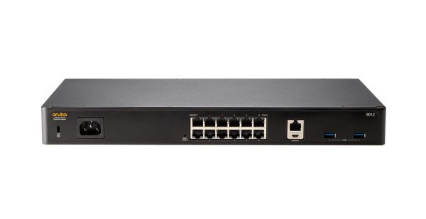 R1B31A HP Aruba 9000 Series 9012 + 12 x Port 10/100/1000Base-T Rack-mountable Gateway