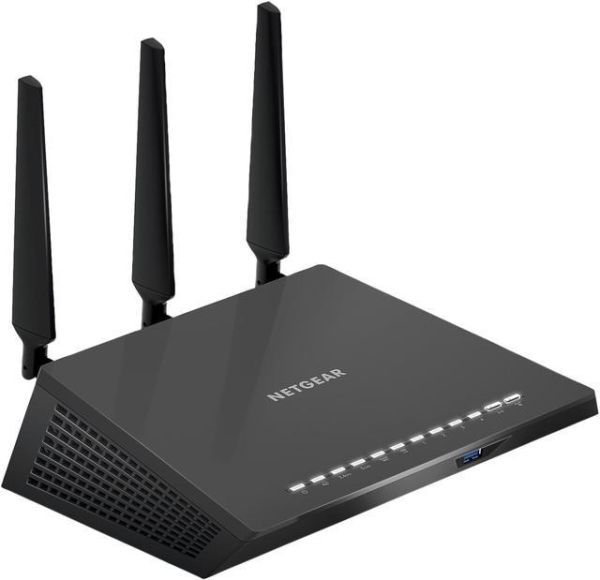 R7450-100NAR Netgear Nighthawk R7450 Wi-Fi 5 IEEE 802.11ac Ethernet Wireless Router
