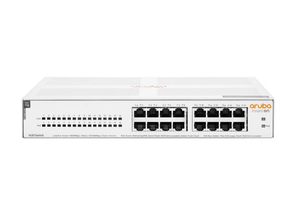 R8R48A#ABA HP Instant On 1430 16G Class4 PoE 124W Switch