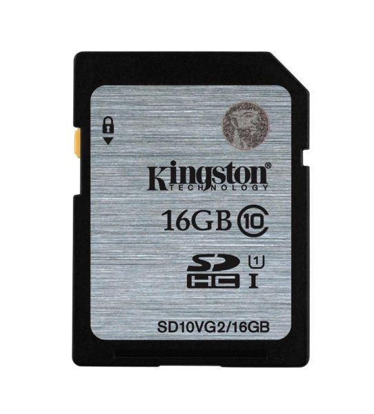 SD10VG2/16GB Kingston Technology 16GB Class 10 SDHC UHS-I 45MB/s Read Flash Memory Card