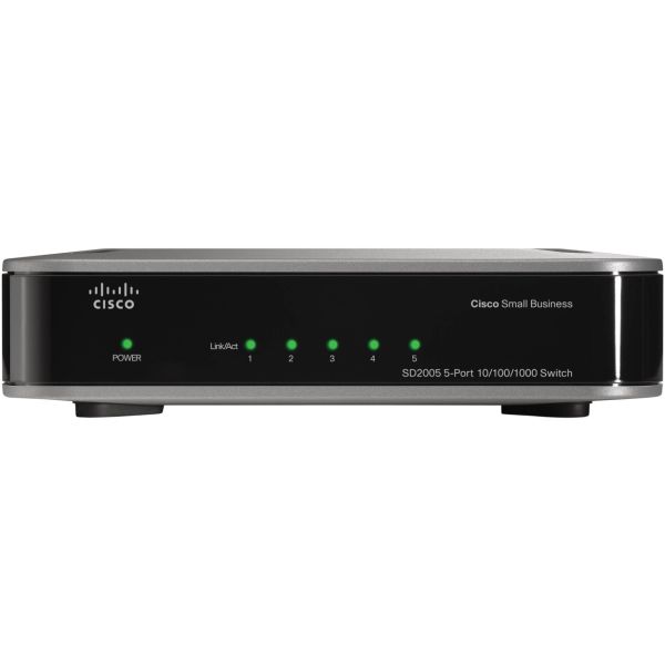 SD2005-V3 Cisco Sd2005 Ver 3 5-Port 10/100/1000 Unmanaged Switch