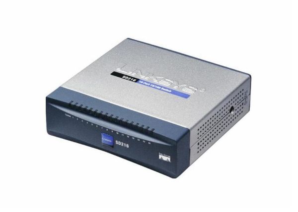 SD216 Cisco Small Business SD216 16 x Ports 10/100Base-T Unmanaged Fast Ethernet Network Switch