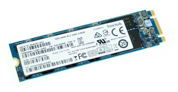 SD8SN8U-128G-1006 SanDisk X400 Series 128GB SATA 6Gb/s M.2 2280 Solid State Drive