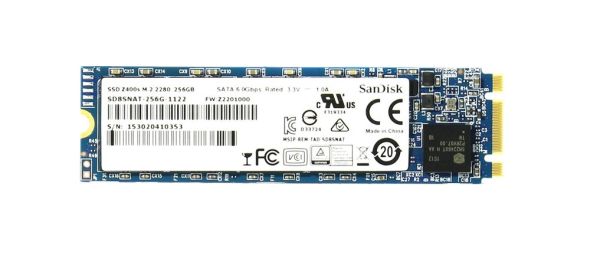 SD8SNAT-256G SanDisk Z400s 256GB M.2 2280 6GB/s MLC SATA Solid State Drive