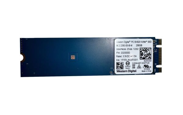 SDAPNUW-128G-1202 Western Digital SN520 128GB Triple-Level Cell PCI Express NVMe 3.0 x2 M.2 2280 Solid State Drive