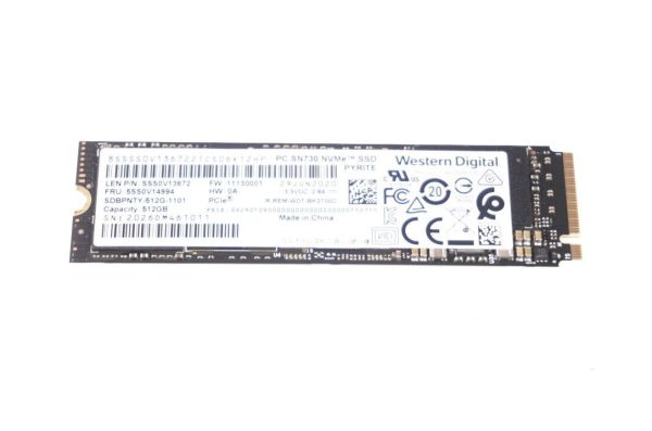 SDBPNTY-512G-1101 Western Digital PC SN730 Series 512GB PCI Express NVMe 3.0 x4 M.2 2280 Solid State Drive
