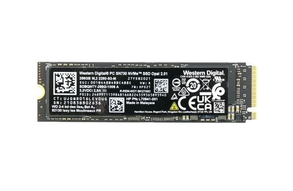 SDBQNTY-256G-1006 Western Digital PC SN730 256GB SED Triple-Level Cell PCI Express NVMe 3.0 x4 M.2 2280 Solid State Drive