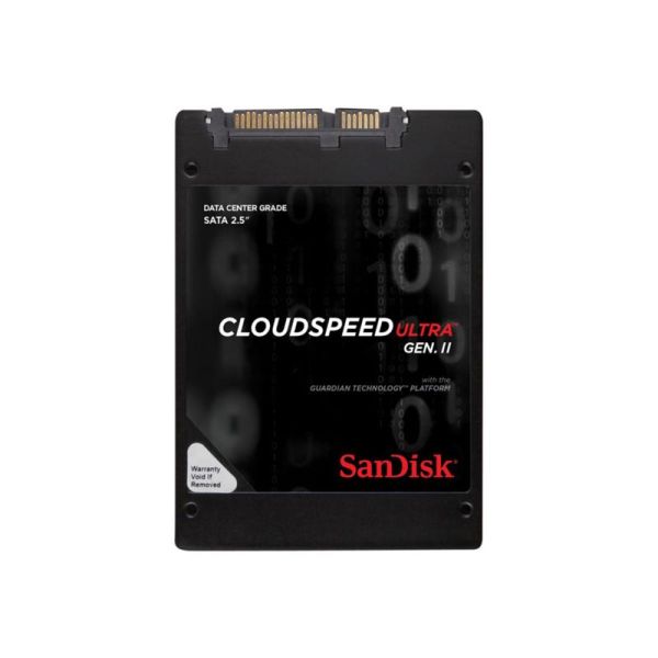 SDLF1DAM-400G-1HA1 SanDisk Cloud Speed Ultra Gen-II 400GB SATA 6Gb/s 7mm 15nm MLC 2.5-Inch Solid State Drive