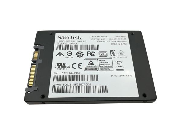 SDSSDHII-480G-G25 SanDisk Ultra II 480GB 2.5-Inch Solid State Drive