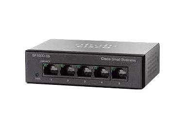 SF100D-05-JP Cisco Small Business 100 Series 5 x Ports 10/100Base-TX Layer 2 Unmanaged Fast Ethernet Network Switch