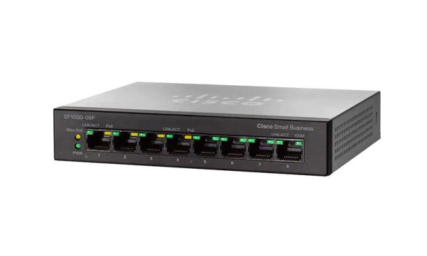 SF100D-08P Cisco Network Switch
