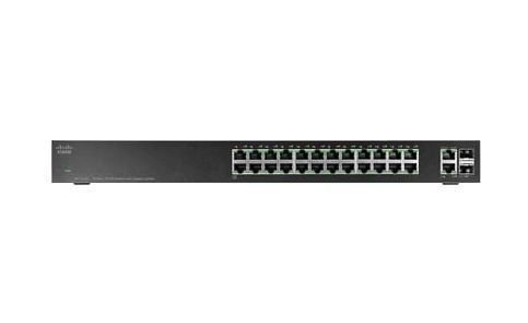 SF112-24-EU Cisco Small Business 100 Series SF112 24 x Ports 10/100Base-TX Layer 2 Unmanaged Rack-Mountable Network Switch