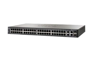 SF300-48PP-K9NA-RF Cisco Small Business SF300 PoE+ 48 x Ports 10/100Base-TX + 4 x SFP Layer 3 Managed Fast Ethernet Network Switch