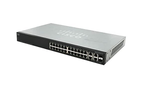 SF500-24-K9-G5 Cisco Catalyst 500 Serie SF500-24 24 x Ports 10/100Base-TX + 4 x SFP Layer 2 Managed Fast Ethernet Network Switch