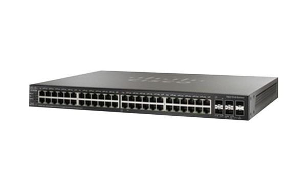 SF500-48P-K9-NA-RF Cisco Small Business 500 Series 48 x RJ-45 Ports PoE 10/100Base-TX + 2 x Combo Gigabit SFP Ports + 2 x SFP Ports Layer 3 Managed Rack-mountable Stackable Fast Ethernet Network Switch