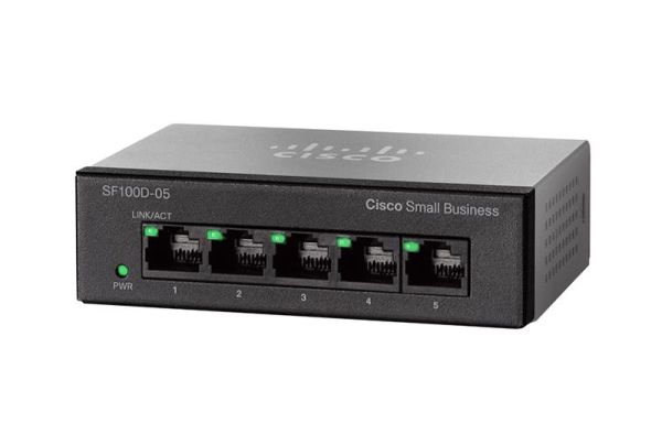 SF90D-05 Cisco 5-Ports 10/100 Desktop Switch