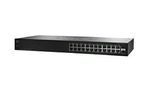 SG100-24-NA Cisco Small Business 100 Series SG100-24 24 x Ports 10/100/1000Base-T + 2 x Combo SFP Ports Layer 2 Unmanaged 1U Rack-mountable Gigabit Ethernet Network Switch