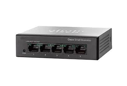 SG110D-05-AU Cisco Small Business 110 Series RJ-45 5 x Ports 10/100/1000Base-T Unmanaged Rack Mountable Gigabit Ethernet Switch