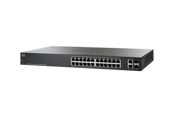 SG220-26P-K9-AU-RF Cisco 220 PoE RJ-45 24 x Ports 10/100/1000Base-T + 2 x SFP Expansion Layer 3 Gigabit Ethernet Switch