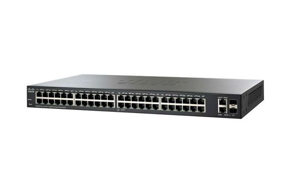 SG220-50P-K9-EU-RF Cisco Smart Plus 220 Series Plus PoE 50 x Ports + 2 x combo Gigabit SFP Managed Desktop Rack Mountable 1U Gigabit Ethernet Switch