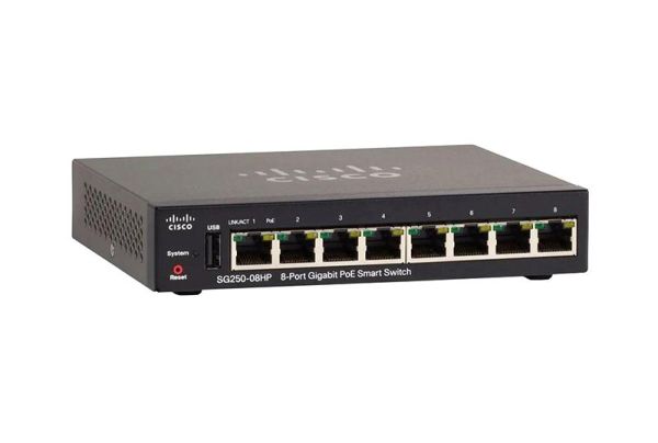 SG250-08HP-K9-UK Cisco Network Switch