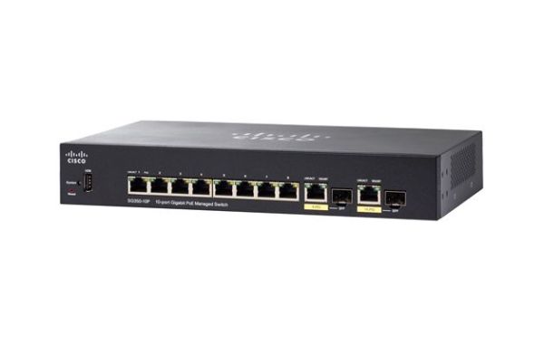 SG350-10P-K9-EU Cisco Layer-3 Network Switch