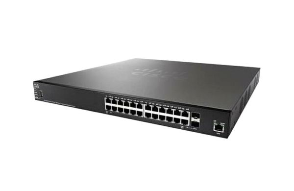 SG350XG-24T-K9-EU Cisco Small Business 350XG-24T RJ-45 24-Ports 10GBase-T 2 x SFP Stackable Manageable Layer3 1U Rack-Mountable Gigabit Ethernet Switch