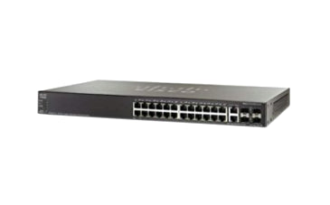 SG500-28-K9-G5 Cisco Small Business 500 RJ-45 28 x Ports 10/100/1000Base-T + 2 x SFP Expension Slot Layer 3 Managed Giagabit Ethernet Switch
