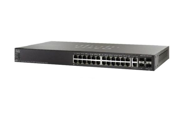 SG550X-24MP-K9 Cisco Systems SG550X 24 Ports 10/100/1000Base-T Layer 3 Managed Stackable Gigabit Ethernet Switch