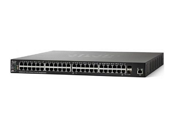 SG550X-48P-K9 Cisco Small Business SG550X-48P POE+ 48 x Ports 10/100/1000Base-T + 4 x SFP Layer 3 Managed Gigabit Ethernet Switch
