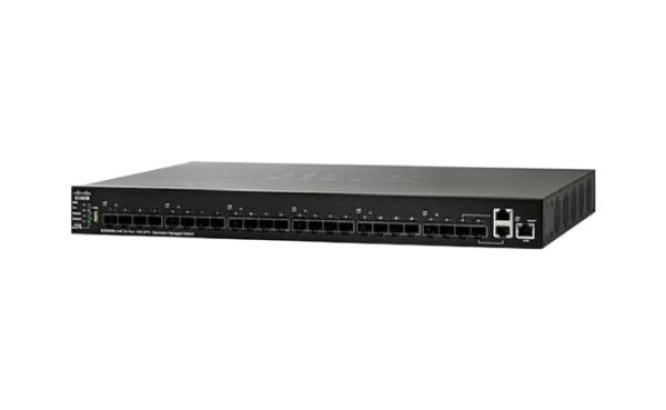 SG550XG-24F-K9-UK Cisco Small Business RJ-45 24 x Ports 10GBase-T + 2 x combo 10GBase-T Layer 3 Managed Desktop Rack Mountable 10 Gigabit Ethernet Switch
