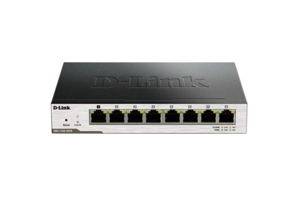 SLM2008PT-AU-RF Cisco 8-Ports RJ-45 PoE Manageable Layer2 Wall Mountable and Desktop Gigabit PoE Smart Switch