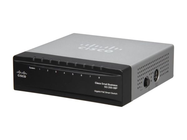SLM2008PT-NA Cisco Small Business Smart 200 Series 8 Ports Switch