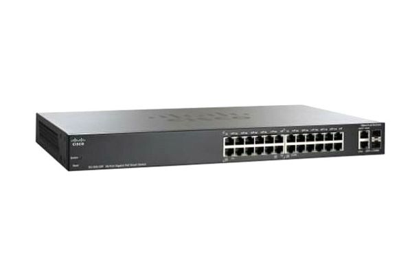 SLM2024PT-EU Cisco Small Business 2024P PoE 24-Ports 24 x 10/100/1000Base-T 2 x combo Gigabit SFP Layer 3 Managed Gigabit Ethernet Network Switch
