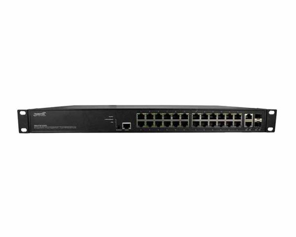 SM24TBT2DPA-NA Transition Networks 24-Port 10/100/1000Base-T / 1000Base-X PoE++ SFP (mini-GBIC) Managed Ethernet Switch