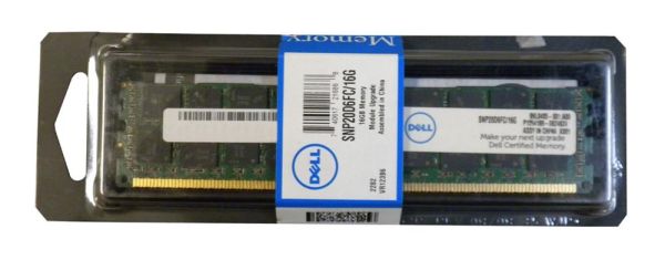SNP20D6FC/16G Dell 16GB DDR3-1600MHz PC3-12800 ECC Registered CL11 240-Pin DIMM 1.35V Low Voltage Dual Rank Memory Module