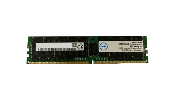 SNP4JMGMC/64G Dell 64GB DDR4-2666MHz PC4-21300 ECC Registered CL19 288-Pin Load Reduced DIMM 1.2V Quad Rank Memory Module