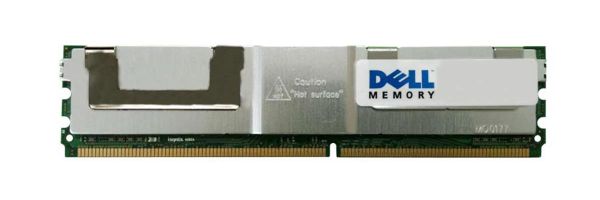 SNP9F030CK2/2G Dell 2GB Kit (2 X 1GB) DDR2-667MHz PC2-5300 Fully Buffered CL5 240-Pin DIMM 1.8V Memory