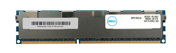 SNPD1TMCC/4G Dell 4GB DDR3-1333MHz PC3-10600 ECC Registered CL9 240-Pin DIMM 1.35V Low Voltage Dual Rank Memory Module