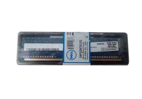 SNPGDN7XC/2G Dell 2GB DDR3-1600MHz PC3-12800 non-ECC Unbuffered CL11 240-Pin DIMM 1.35V Low Voltage Single Rank Memory Module
